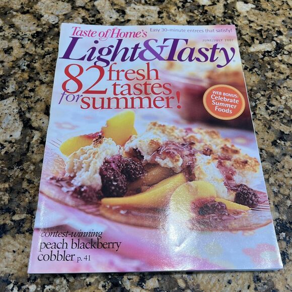 Taste of Homes Light And Tasty Cooking Recipe Magazines 2007 Back Issue Set Of 6 - Picture 6 of 13